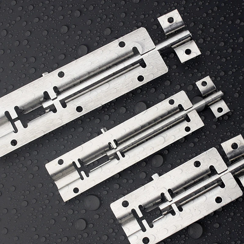 

Stainless Steel Door Bolt Lock Latch Security Surface Mount