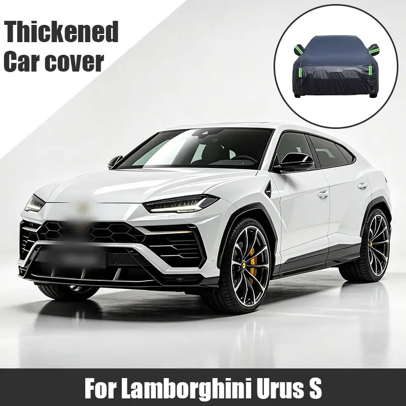 

For Lamborghini Urus S Full Car Cover with Side Zipper - Waterproof Dustproof UV Sun Protection All Weather Outdoor Cover