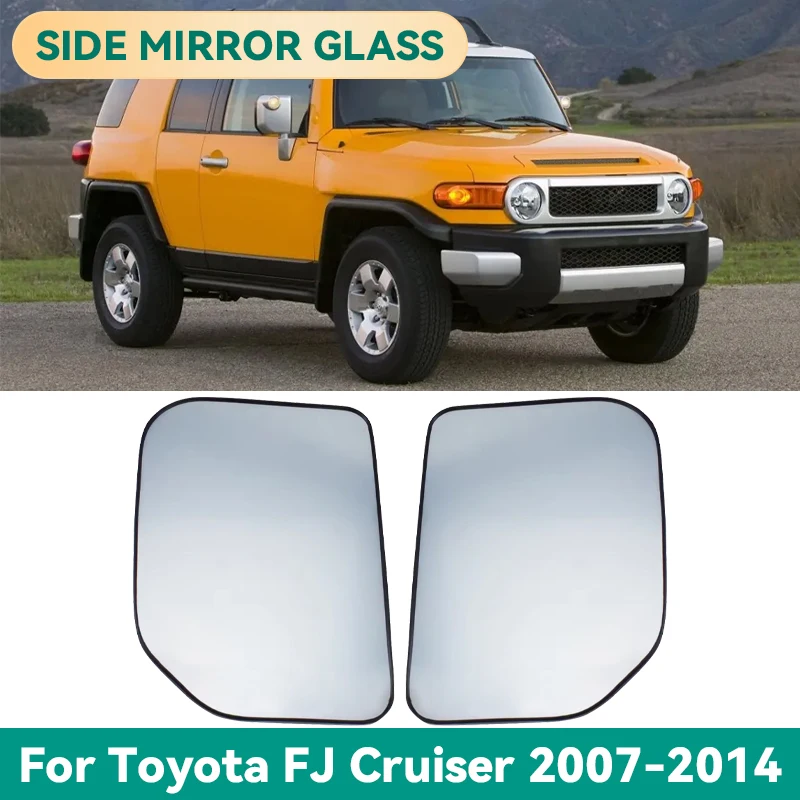 

Стеклянное зеркало заднего вида с подогревом, левое и правое зеркало заднего вида для Toyota FJ Cruiser 2007 2008 2009 2010 2011 2012-2014