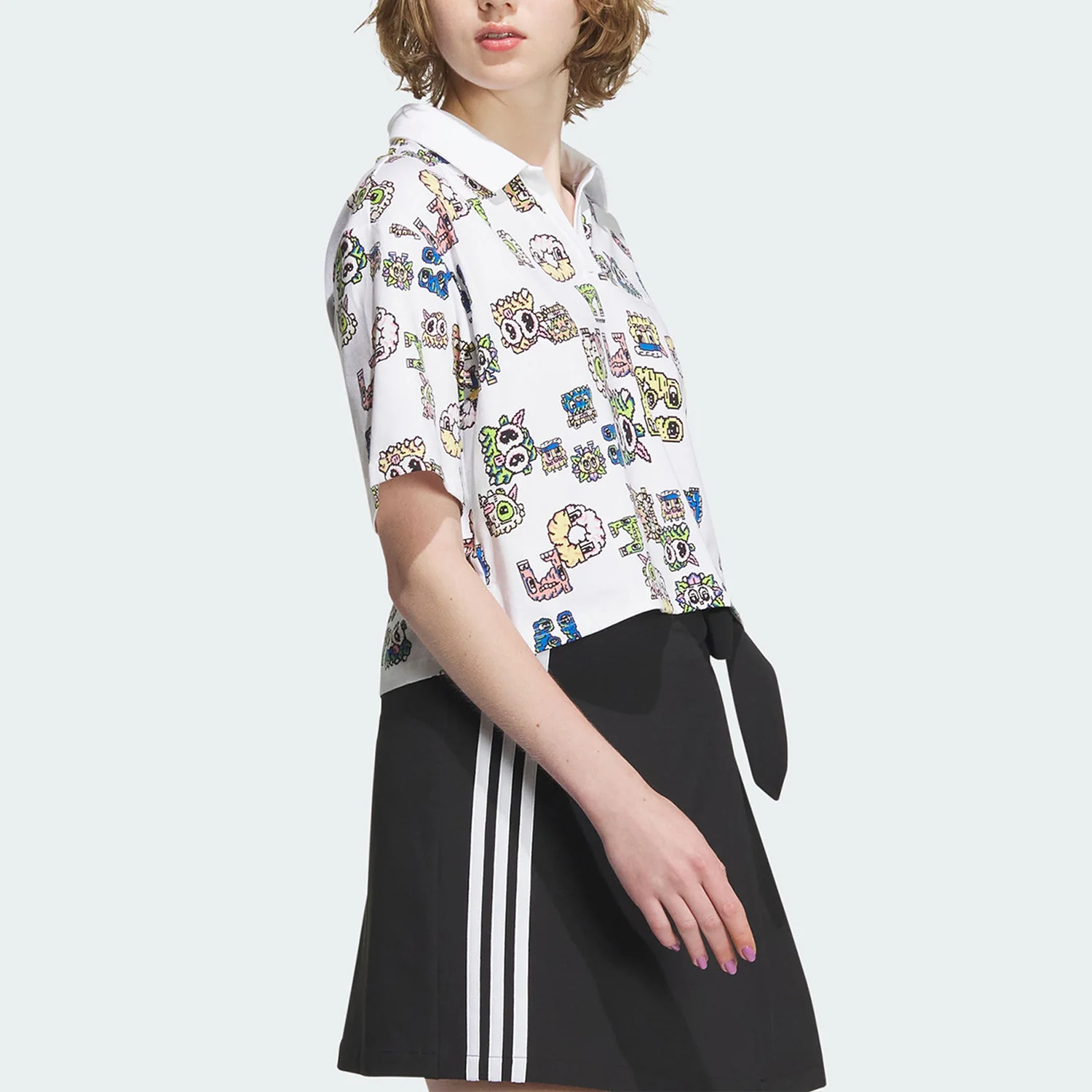 Adidas genuine 2023 Summer Women's Casual Sport Polo Shirt IK5140