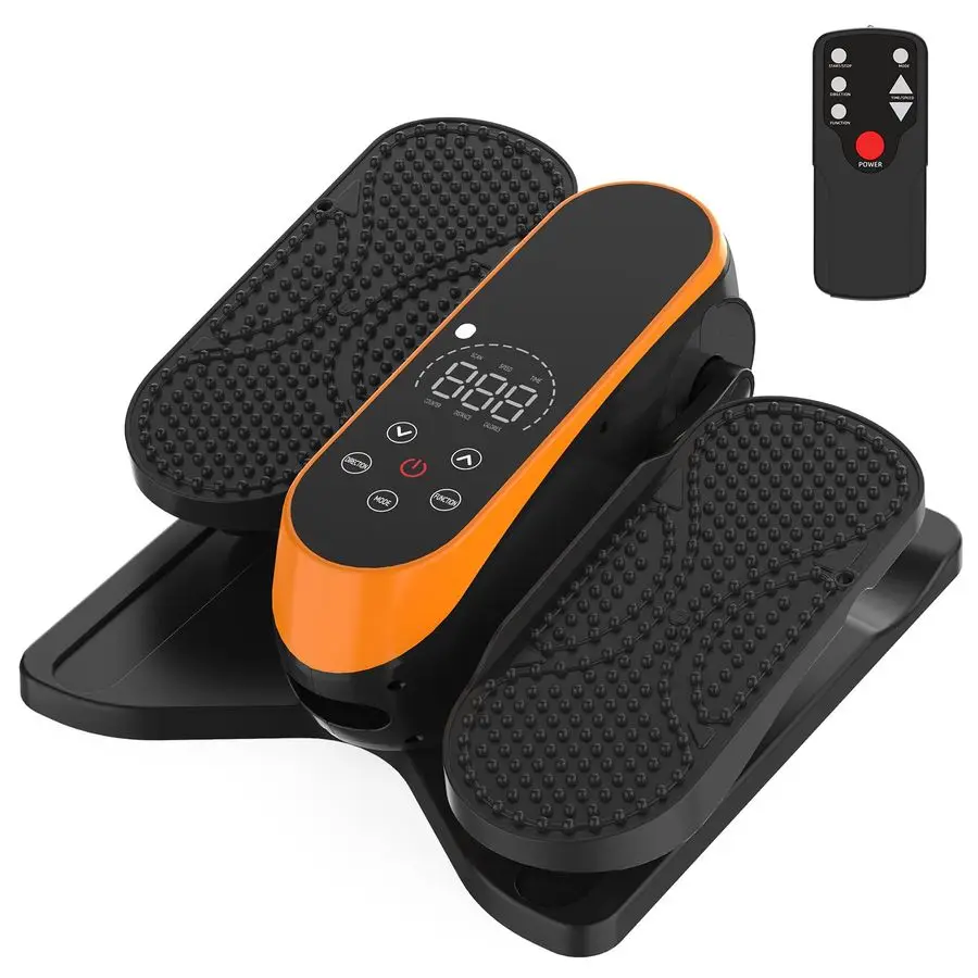 

Under Desk Elliptical Machine Quiet Motorized Leg Exerciser with Smart Remote, 12Speed Manual Programs Auto 3 Auto Customizable