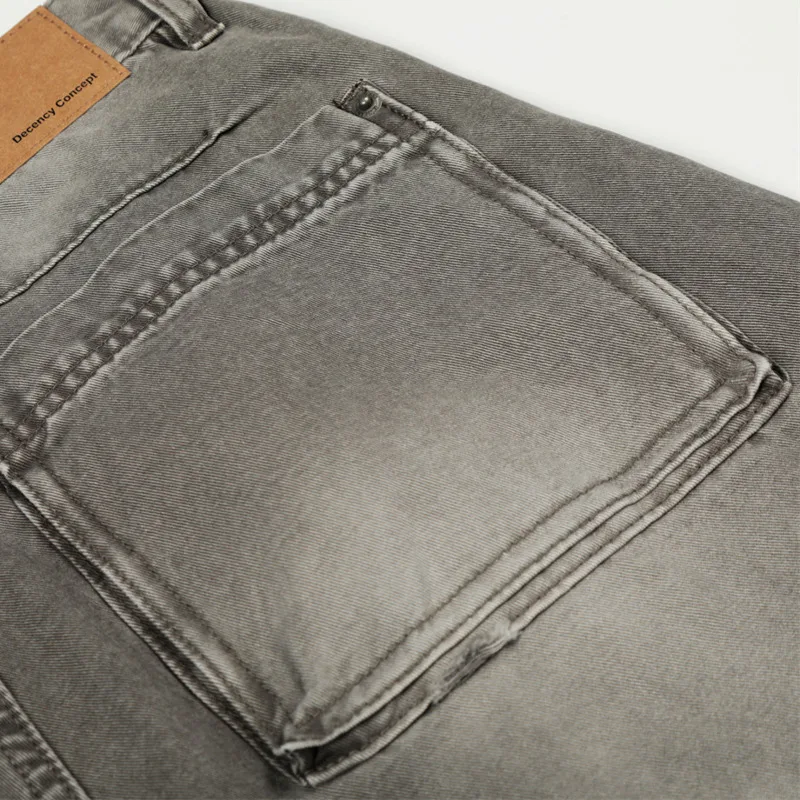 Frühling und Herbst, amerikanische Retro-Silhouette, lockere Hose mit weitem Bein für Herren, gewaschene Retro-Freizeithose mit gebogenem Messer und bodenlangen Freizeithosen