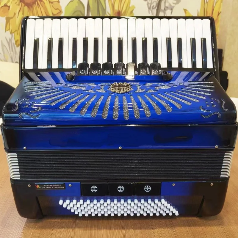 Keyboard Accordion 96 Bass for Children Adults Professional Accordion Multicolor Multiple Specifications
