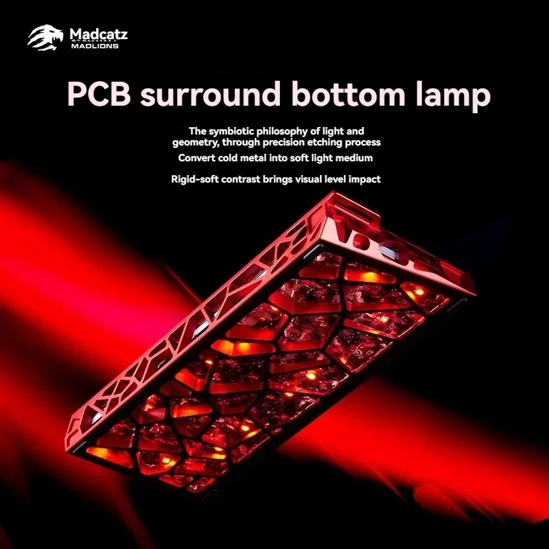 MAD Light 60 HE Gaming Keyboard Magnetic Switch 8000HZ Skeleton E-sport CNC RGB RT0.01 0.1MS PC Keycap Custom Keyboard gift