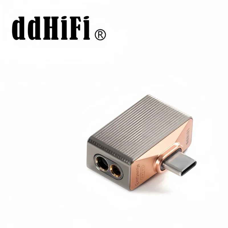DDHiFi TC44Pro M3 Mountain3 Adaptador Dongle DAC Dual de Alta Resolución en Forma de T CS43198 con Interfaces de 3.5mm y 4.4mm para Equipos de Audio