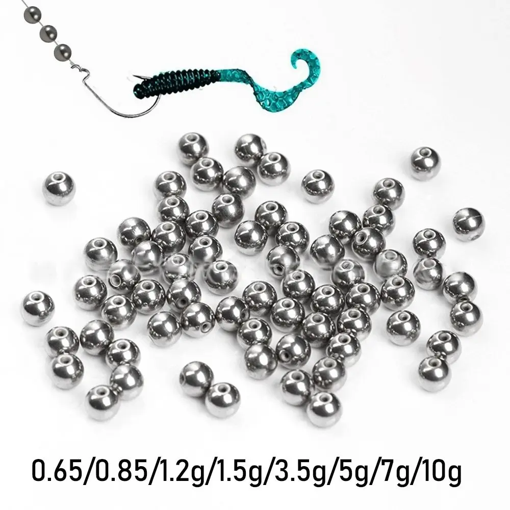 0.65g-10g Fishing Tungsten fall Tear Drop Shot Weights Hook Connector Quick Release Casting Additional Weight Line Sinkers