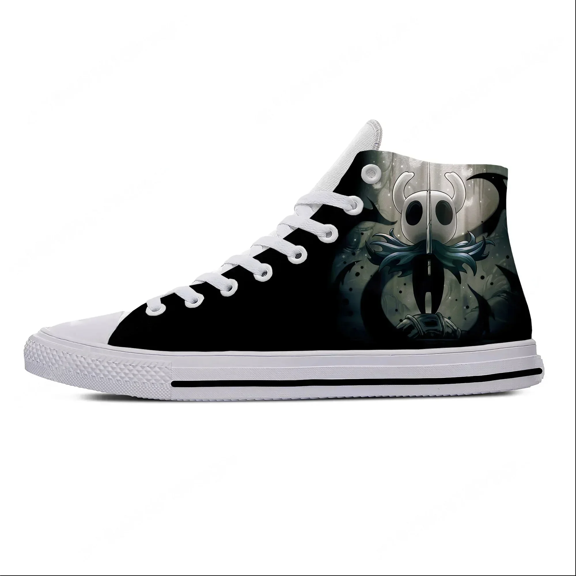 Anime Cartoon Game Ghost Hollow Knight Cool Funny Casual Cloth Shoes High Top Lightweight Breathable 3D Print Men Women Sneakers