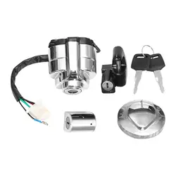 Motorcycle Ignition Switch Fuel Gas Cap Key Set Replaces Premium for Honda Shadow Vlx VT 400 600 750 Easy to Install