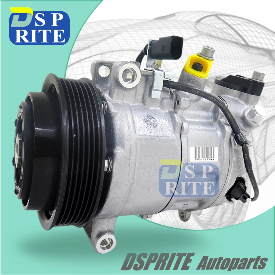 

NEW 6SES14C 95B260805 Air conditioning AC Compressor 95B260805B For PORSCHE Macan 95B 2015 2016 2017 2018