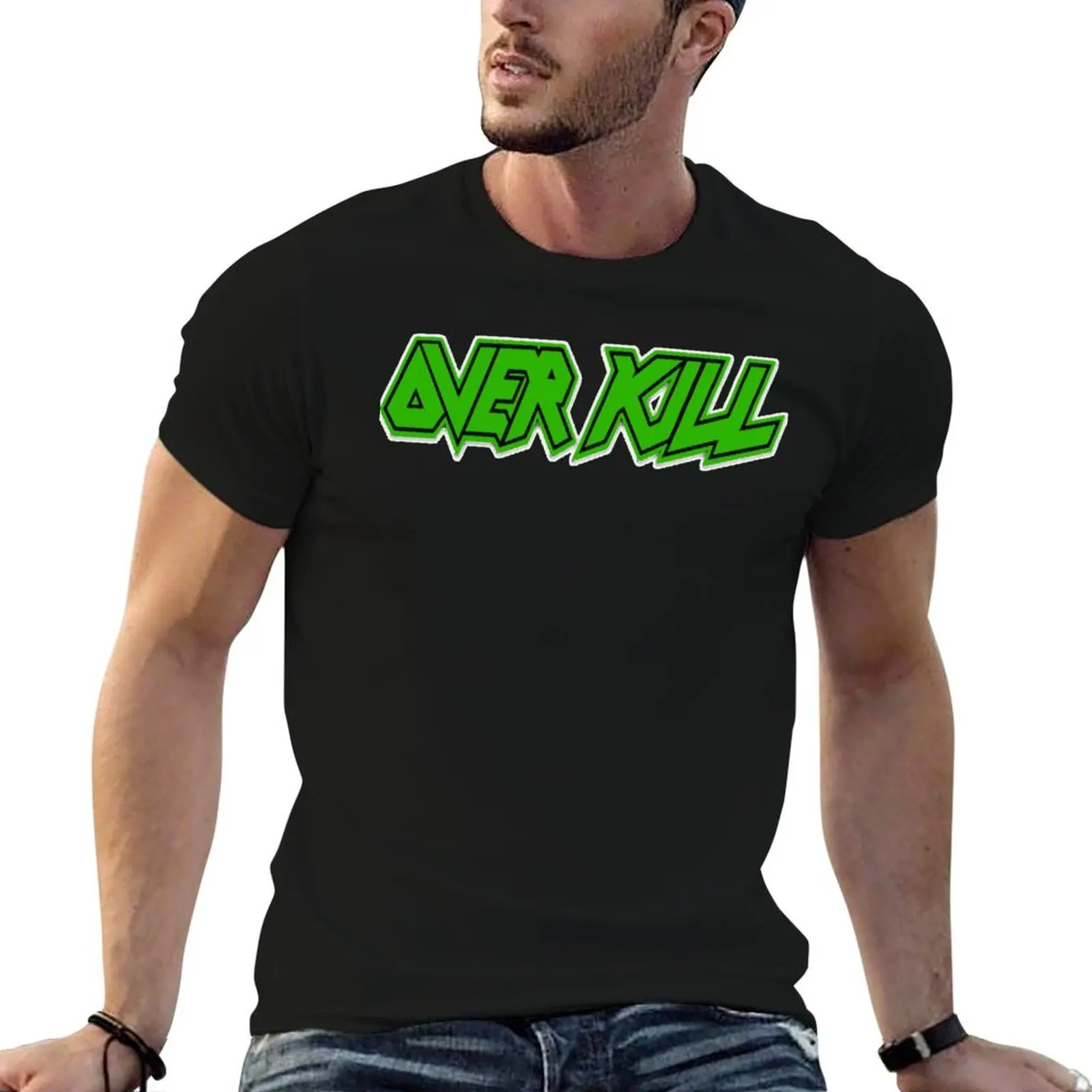 Overkill Band Logo Classic T-Shirt Funny t-shirt vintage anime shirt men t shirts high quality