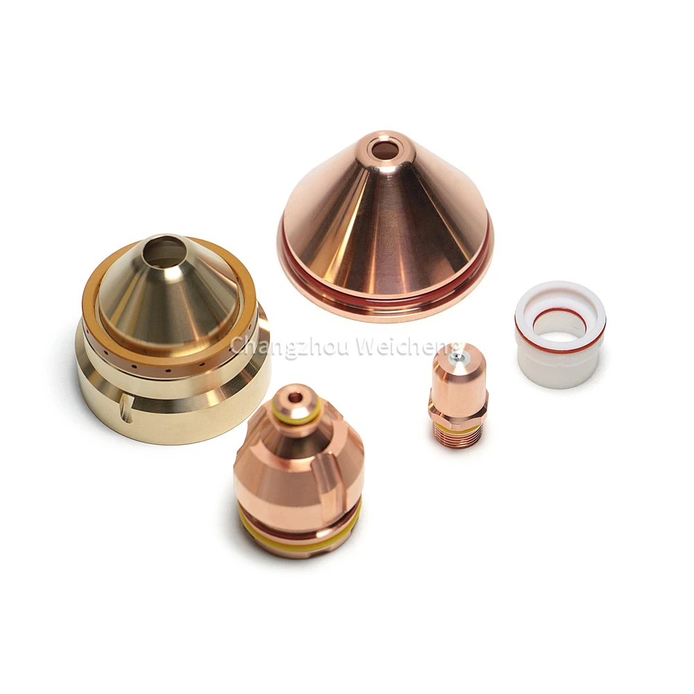 Kjellberg G501 G502 G521 G522 فوهة شعلة البلازما. 11.852.201.081 غطاء حماية درع ثابت مستهلكات البلازما