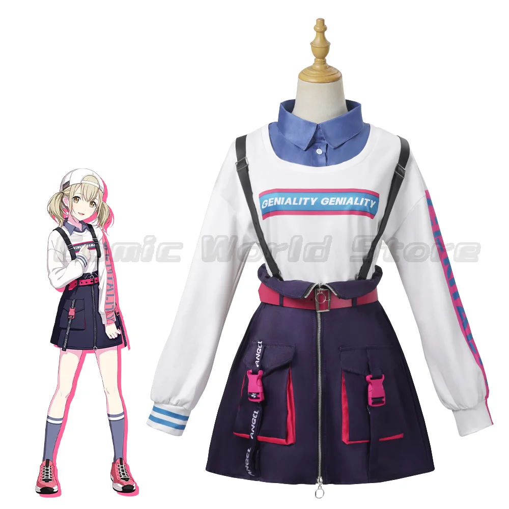 Anime zusawa Kohane Project Sekai Cosplay-Kostüm zum 3. Jahrestag, neue Uniform, Halloween-Party-Outfits für Frauen, auf Lager, S-3XL