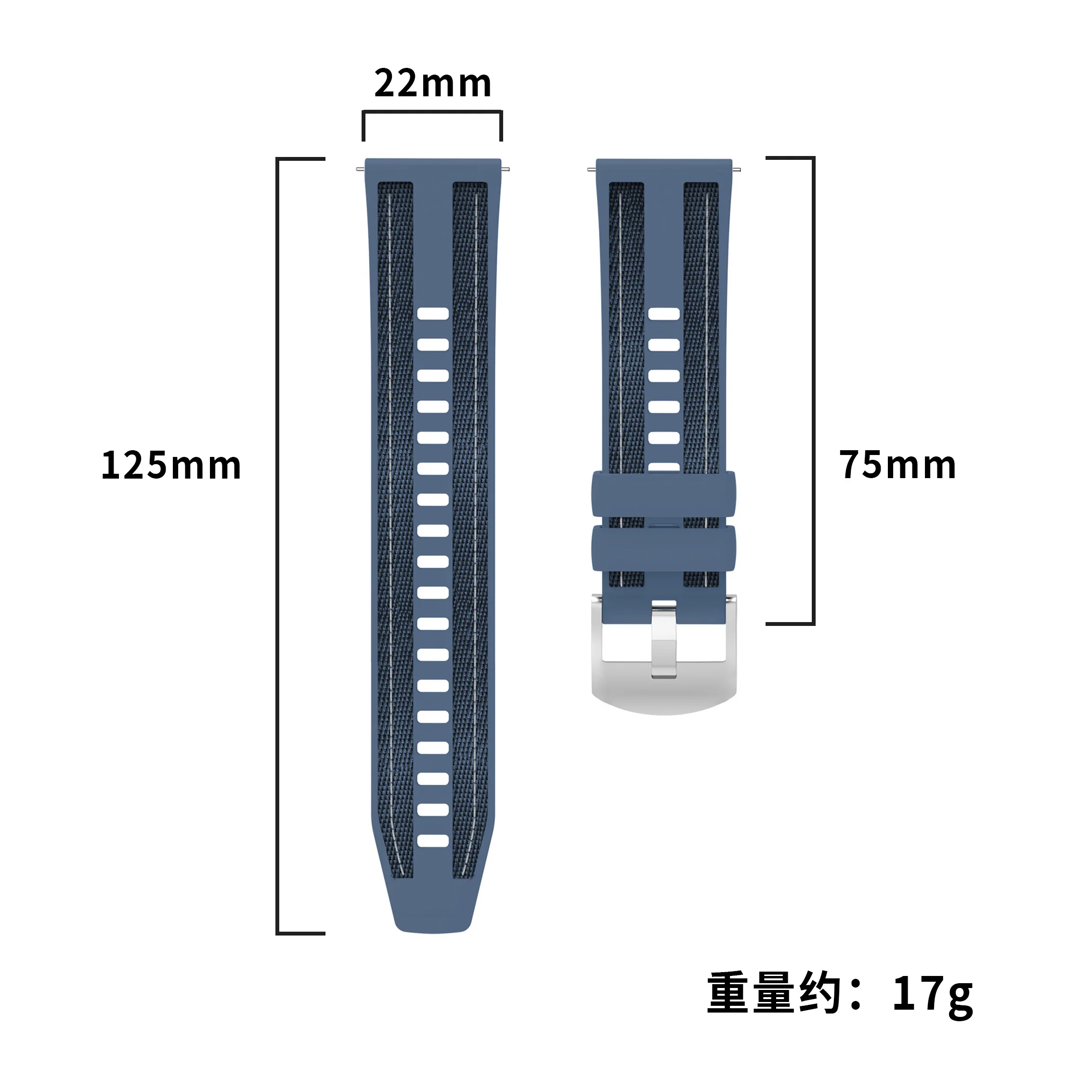 22mm Weave Nylon Watchband for Huawei Watch Ultiamte GT5 GT5 Pro Soft Lightweight Bracelet for Huawei GT5/4/3/2 46mm Wristband