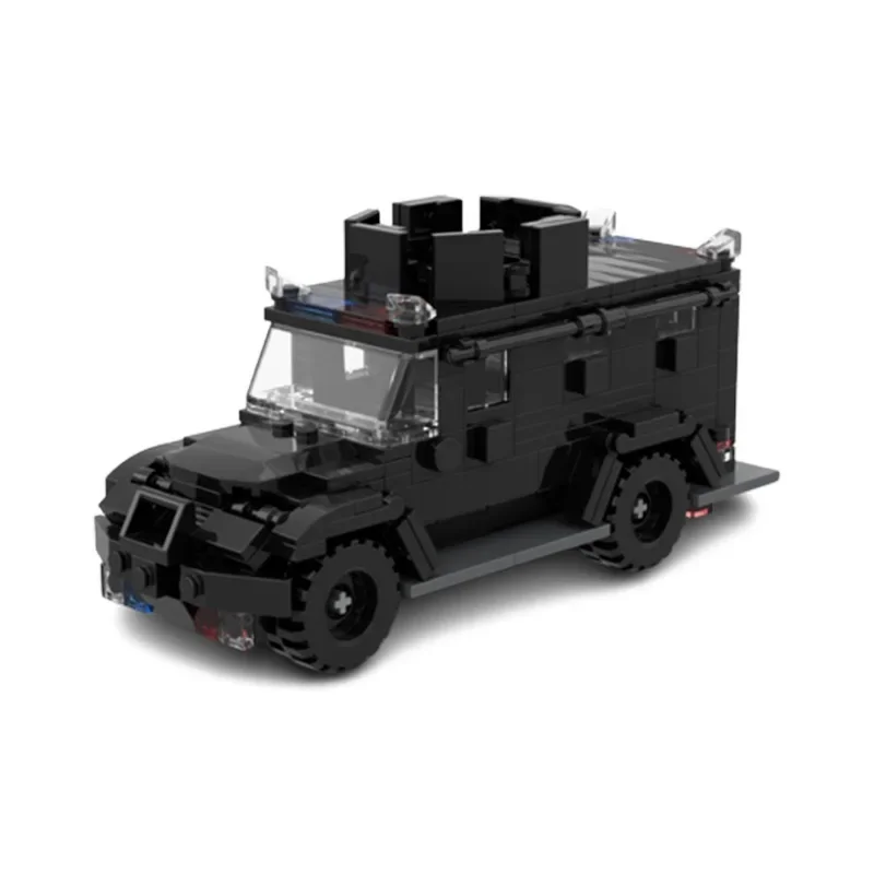 MOC Speed Champion Special Police Truck G3 Model Building Block Technology Brick DIY Creative Assembly Toy Children's Gift