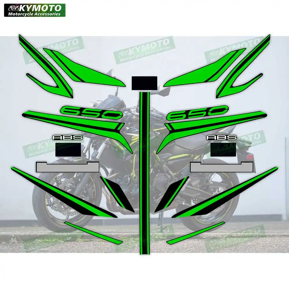 

For Z650 ER650 Z 650 ER 650 motorcycle accessories stickers fairing decals modified full vehicle protection kit decoration