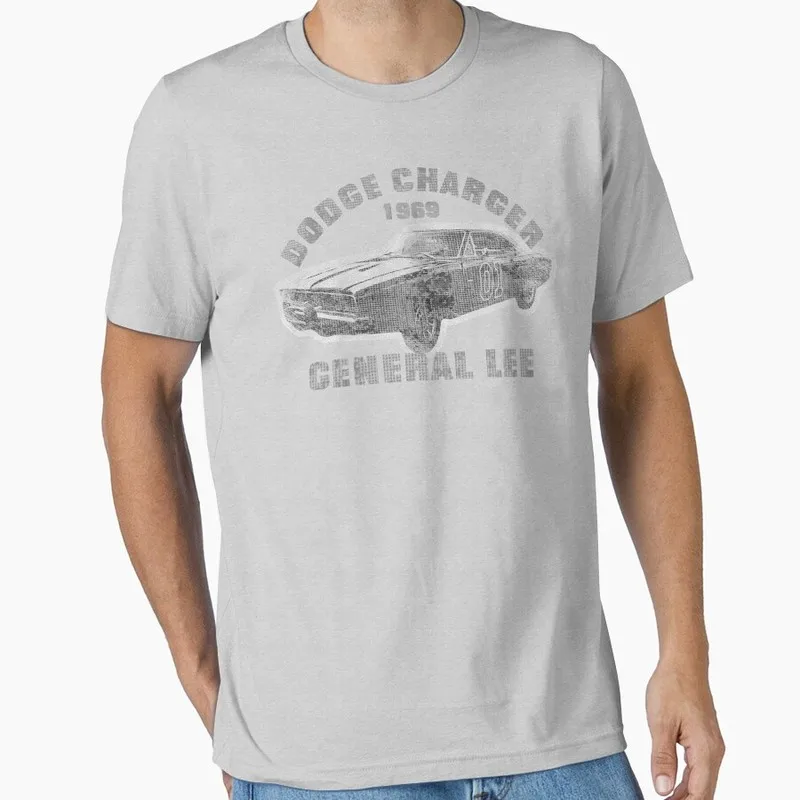 Retro Dukes of Hazzard Vintage Hazzard County Racing Graphic T-Shirt General Lee 01 Muscle Car Tee Classic 80s TV Fan Gift Tops