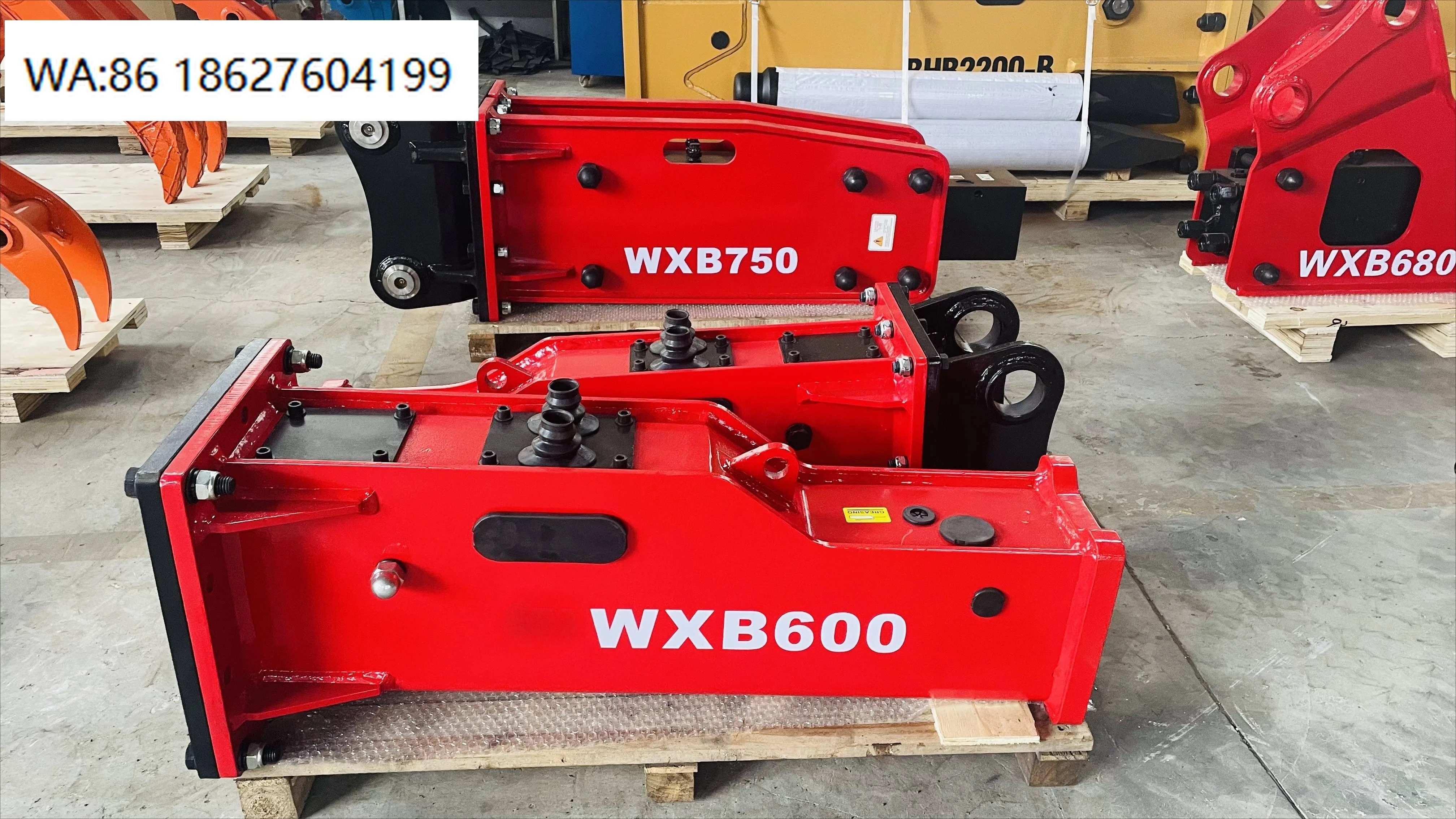 

New Hydraulic Rock Breaker For Excavators Construction Use 1 Year Warranty Attachment