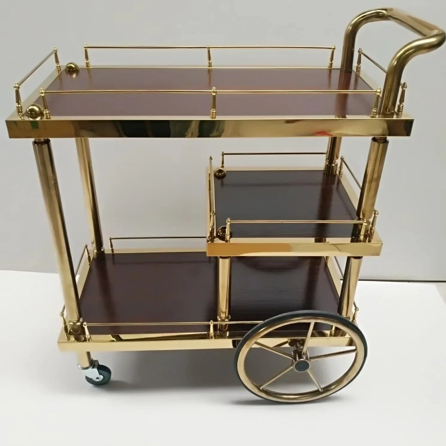 

Luxury Food And Drink Beverage Trolley For Hotel