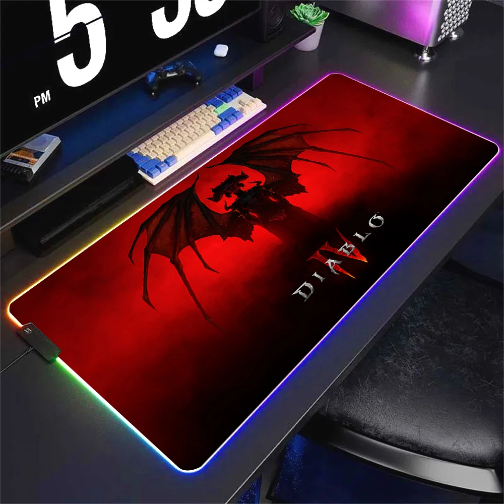 لوحة ماوس LED للألعاب ، كبيرة ، ملونة ، حصيرة مكتب ، كمبيوتر ألعاب ، XXL ، لوحة ماوس رائعة ، حصائر مضيئة ، إضاءة خلفية ، 900x400 #2