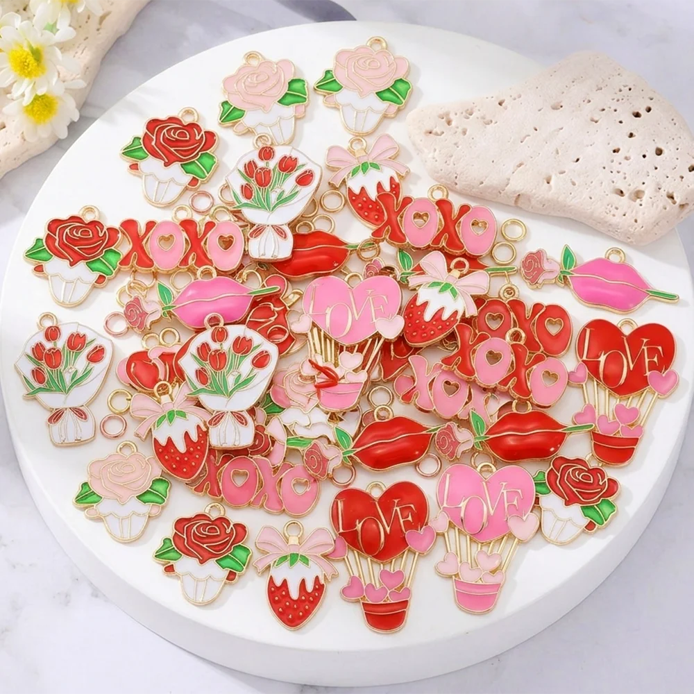 15pcs/Set Romantic Love Heart - Jewelry Making Earring Supplies review and price