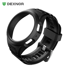 Dexnor Sports Case For Samsung Galaxy Watch 6 with Case 44mm Adjustable Watch Band Rugged Grade Shockproof uni-body design Cover