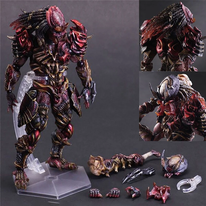 

PA Film Alien vs. Predator Model VARIANT Action Figure Joints Movable PVC Collection Doll Ornament Play Arts Predator Toys 27cm