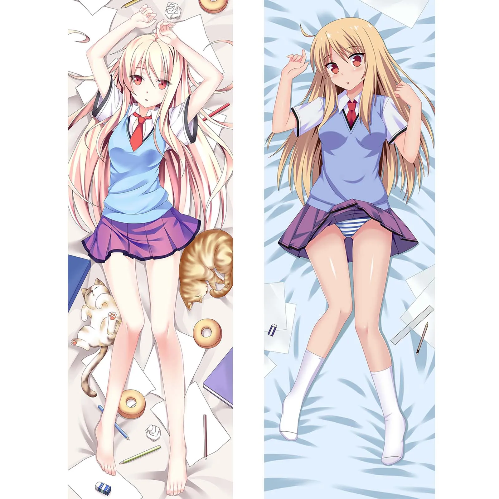 Anime Game Dakimakura The Pet Girl of Sakurasou Shiina Mashiro Pillowcase Hugging Body Pillow cover Otaku Gifts Sleep Companion