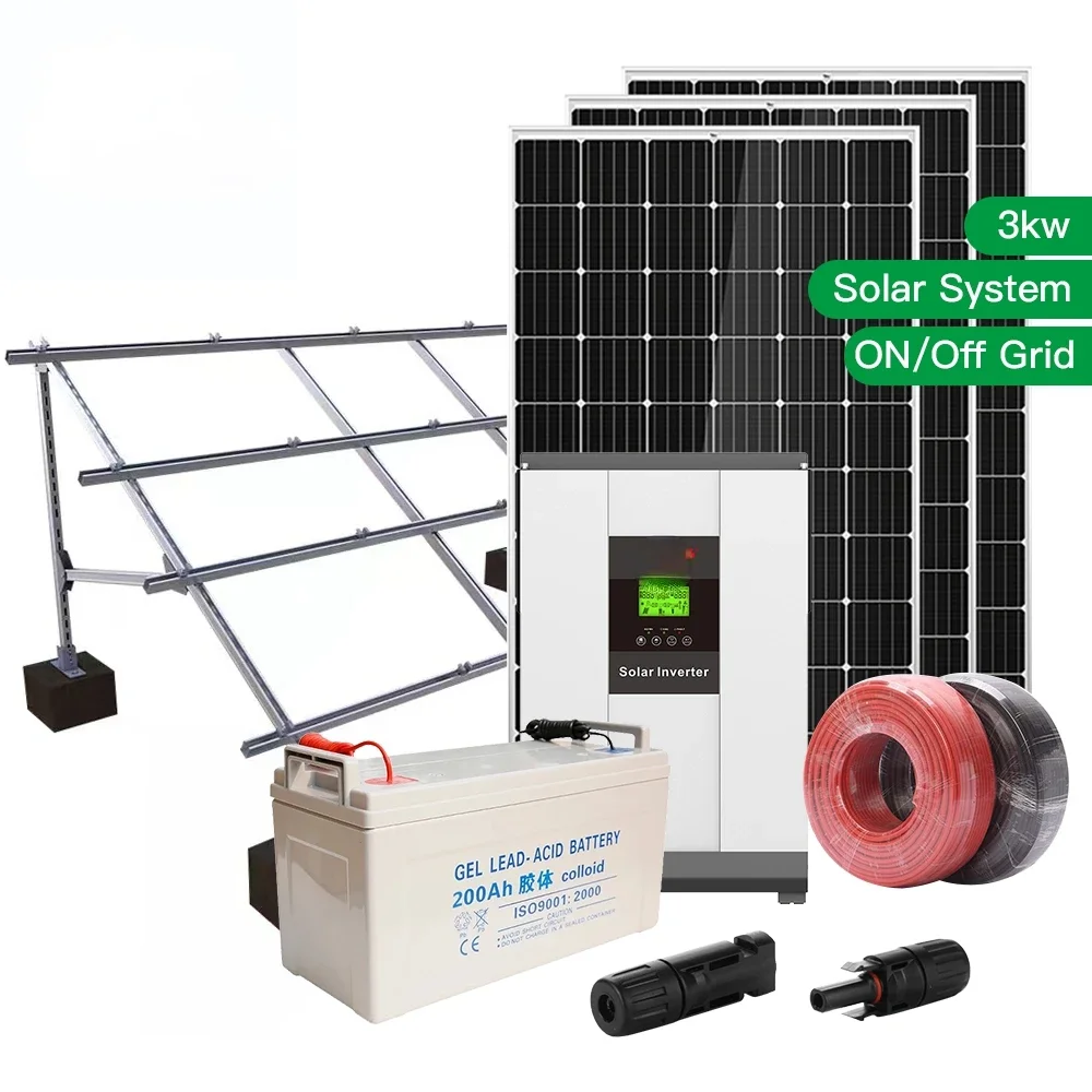 A complete set of photovoltaic power generation system, 3KW 5KW 10KW 15KW solar energy system soalr panel sysetm