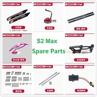 Spare Parts List for GOOSKY S2 MAX RC Helicopter Accessories Canopy Main Blade Frame Tail Boom Landing Skid Bearing ESC