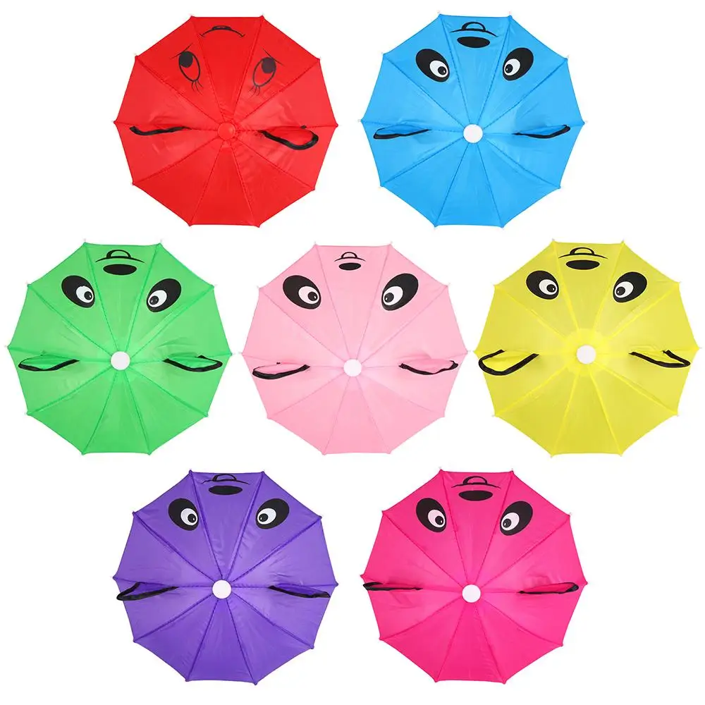 Parapluie de pluie et de soleil à motifs d'animaux, accessoires de beurre faits à la main, jouets d'extérieur, accessoires pour enfants, cadeau d'anniversaire pour filles