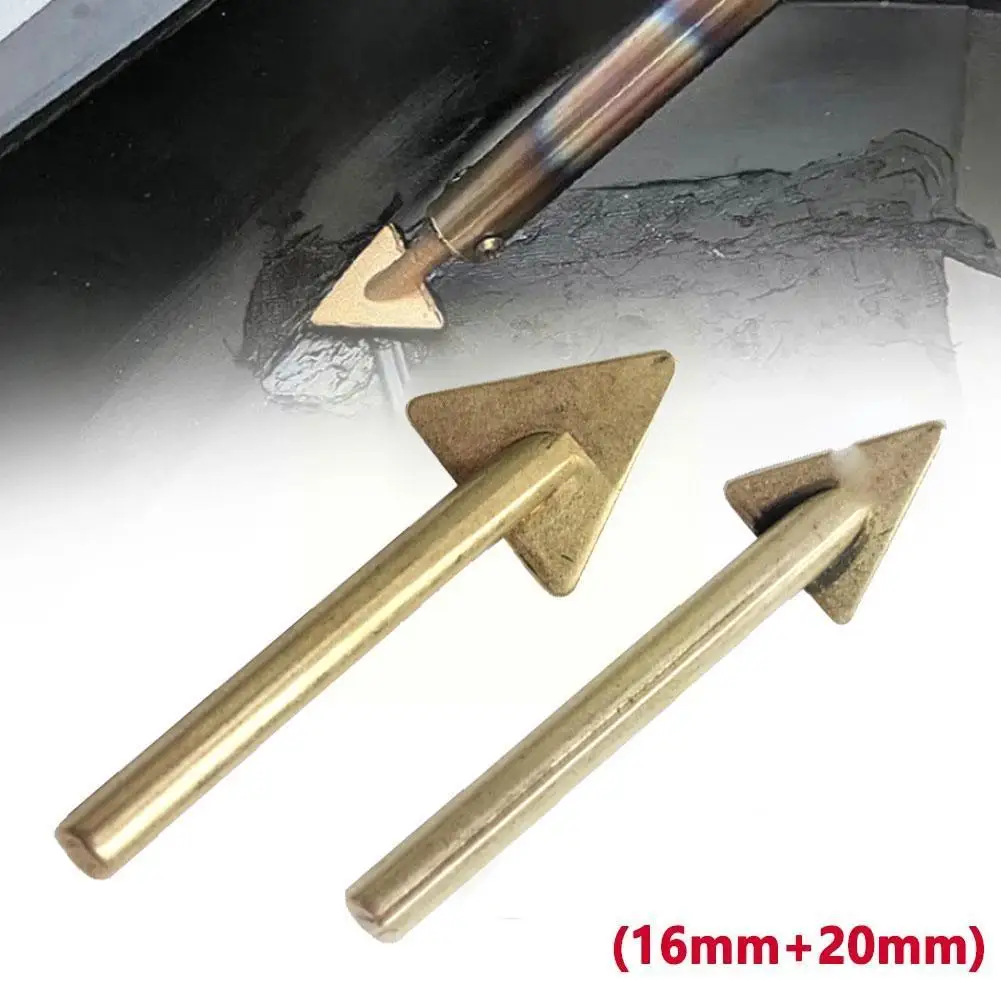 16mm/20mm Plastic Repair Triangle Smooth Tip Soldering Iron Tip Skin For 60 Watt Plastic Soldering Kit S3L5