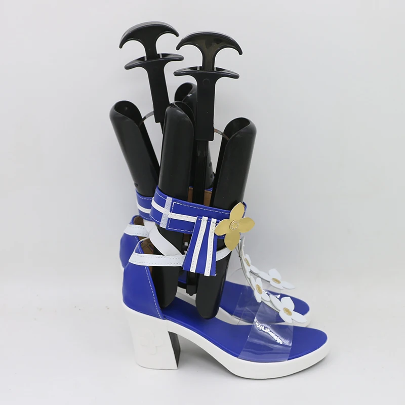 Gioco Cosplay Genshin Impact Scarpe Barbara Scarpe da bagno per donna Estate Scarpe da ragazza carine Festa di carnevale di Halloween