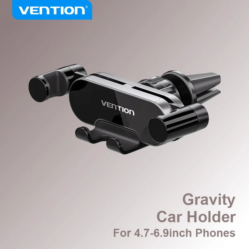 

Vention Gravity Car Phone Holder Air Vent Clip Mount Mobile Cell Phone Stand In Car GPS Support For iPhone 16 15 14 Pro Xiaomi