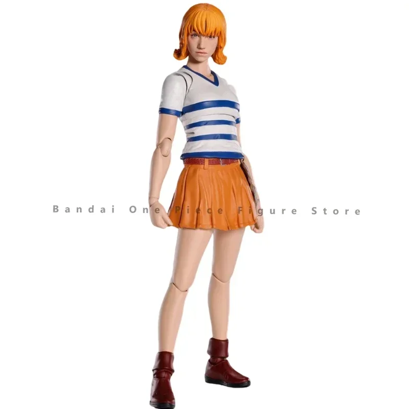 In Stock Original One Piece Bandai S.H.Figuarts Nami Action Figures Animation Toys Gifts Model Genuine Collector Anime Hobby