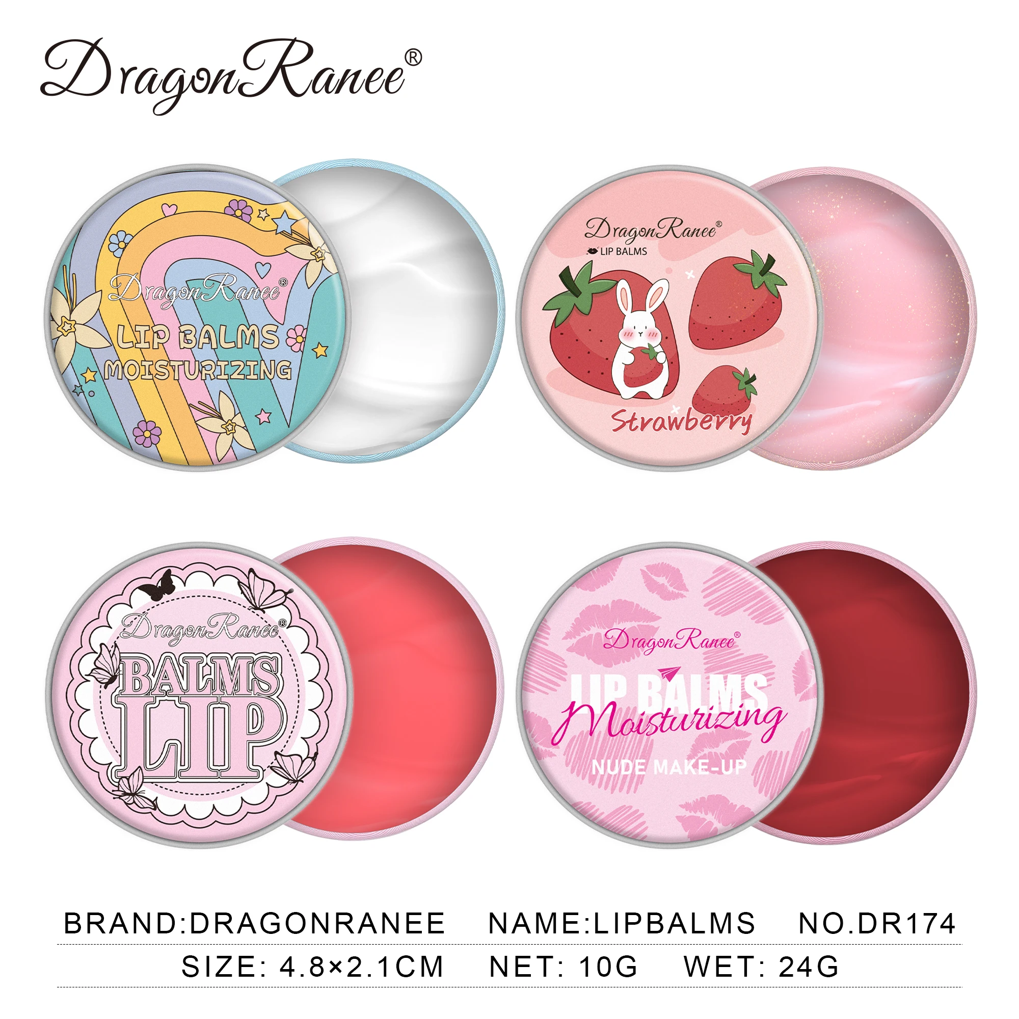 Balsamo per labbra idratante, nutriente, che cambia colore, idratante, impermeabile, schiarente, balsamo per labbra non grasso, regalo di San Valentino, balsamo per labbra idratante a lunga durata