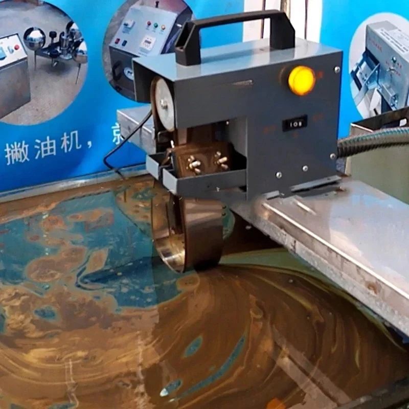 Hot Sale 13L/H Oil Scraper Degreaser 220V/14W Oil-Water Separator Recovery Machine Portable Mini Oil Skimmer CNC Steel Belt JY-5