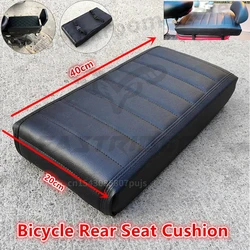 Widen and Thicken Bicycle Rear Seat Cushion Comfortable Waterproof Seat Cushion Lengthen Can Carry People Rear Seat Cushion