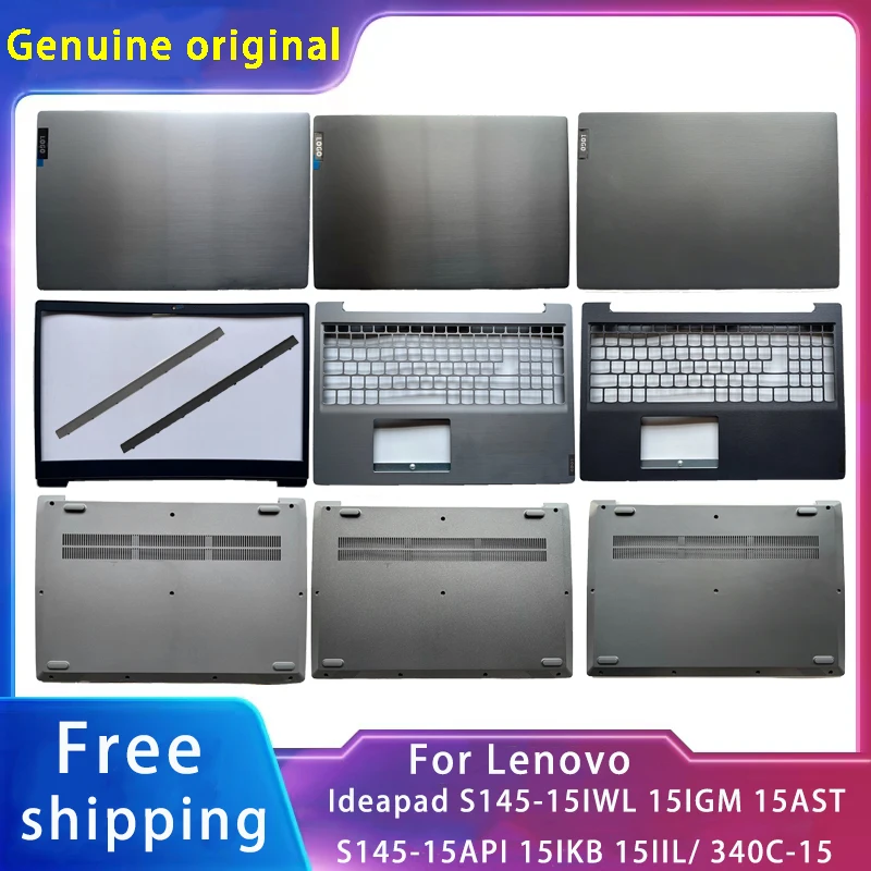 

New For Lenovo Ideapad S145-15IWL 15IGM 15AST 15API 15IKB 15IIL/ 340C-15; Laptop Accessories Lcd Back Cover/Bottom With LOGO