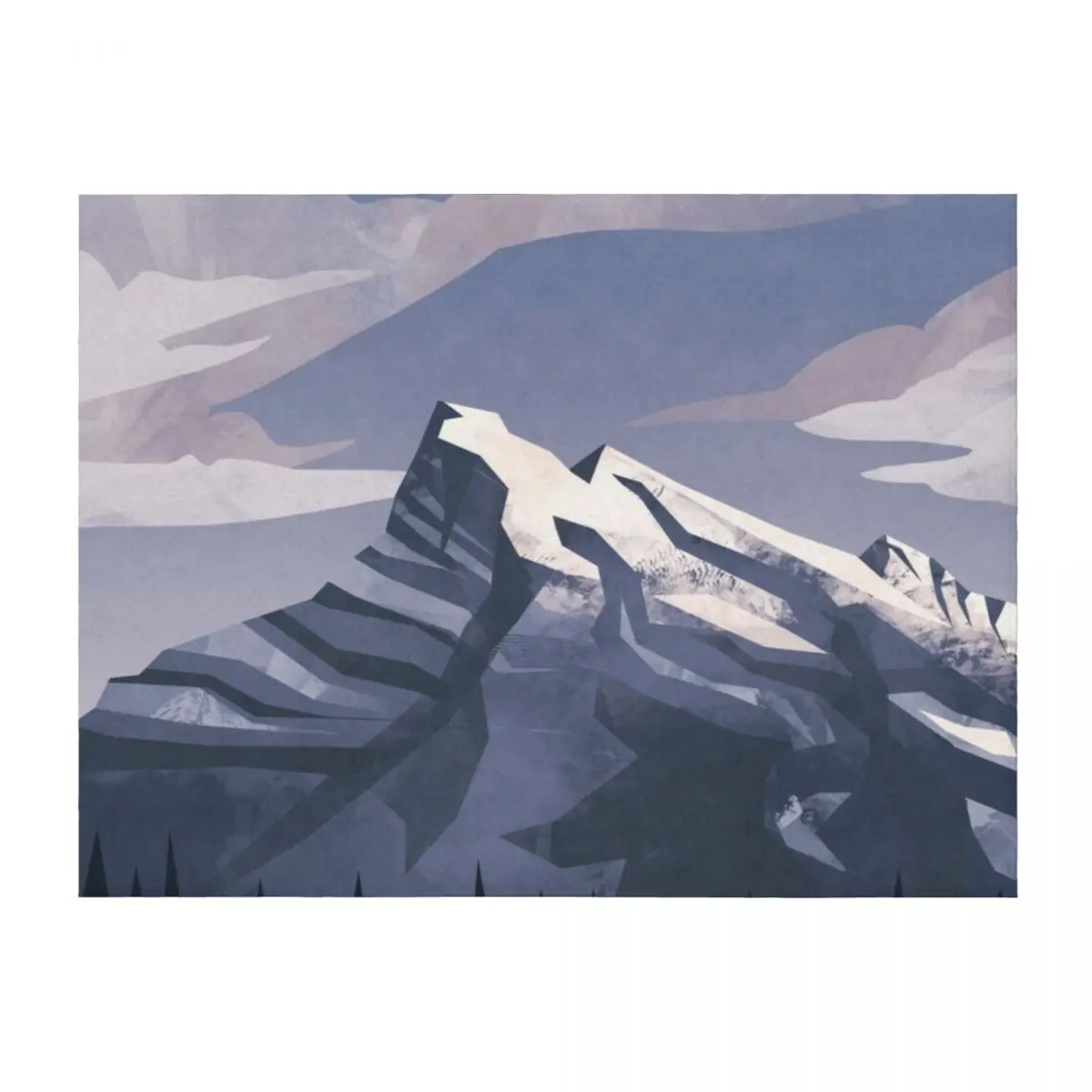 

Легкое одеяло Mountain, роскошные брендовые фланелевые одеяла для пикника, зимние одеяла