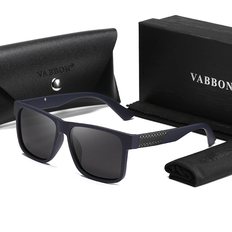 VABBON New Men's Fashion Sports Sunglasses Square Full-frame Driving Polarizer 1085