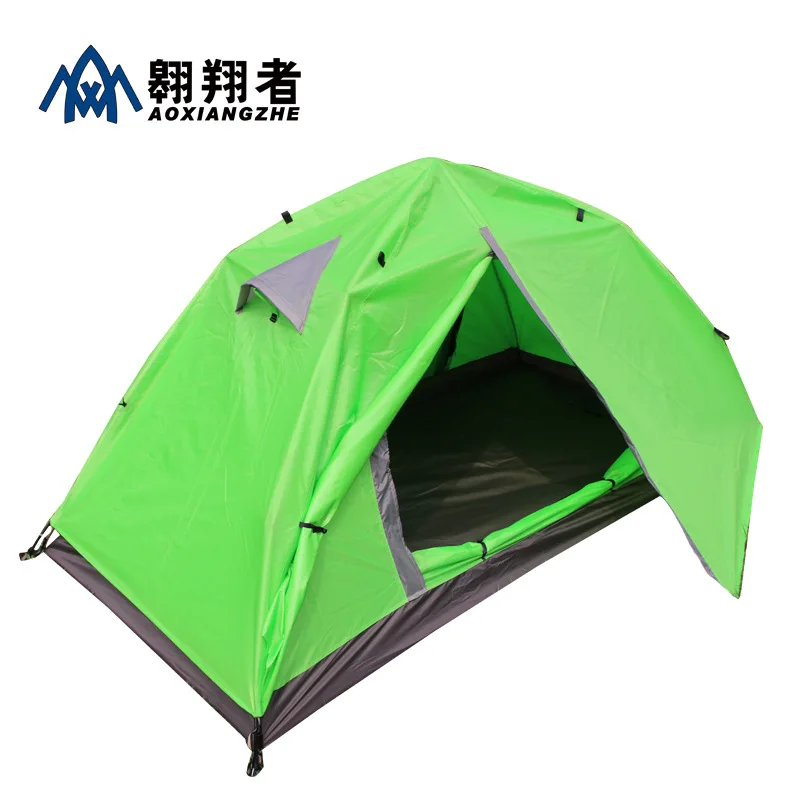 Double layer explosion-proof rain proof single person automatic tent no need to set up quick opening ultra light outdoor fishing