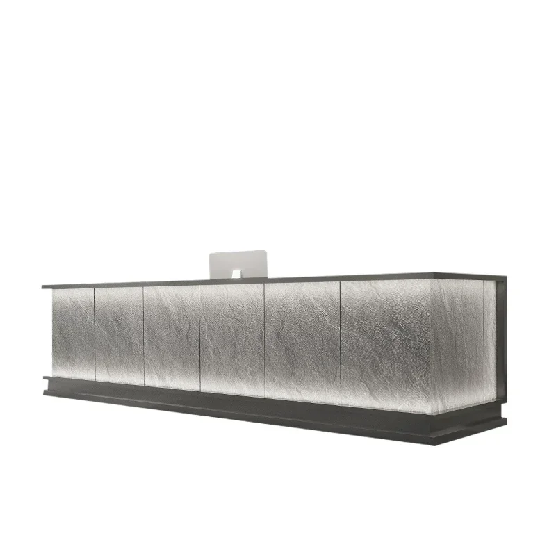 Móveis de luxo modernos, instituto de beleza, balcão de pulpitos, igrejas, mesa de supermercado, mesa de ajuda, coluna, caixa longa