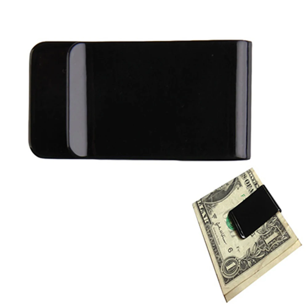 Metal Stainless Steel Money Clips Folder Stripe Print Silver Cash Clamp Holder Wallet Slim Card ID Money Clips Men Women