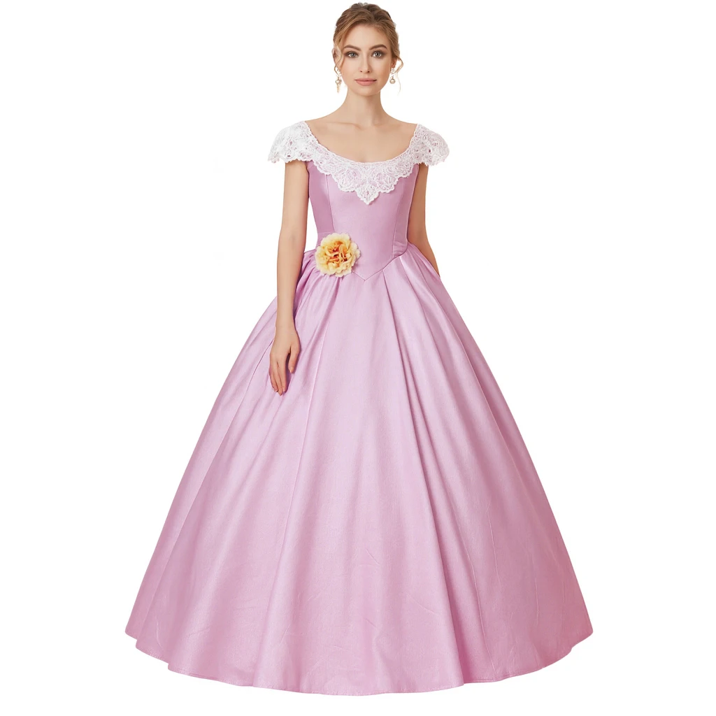 open lace back dress The Southern Belle Dress In Peach Floral Print – AllyOops Boutique main image 1