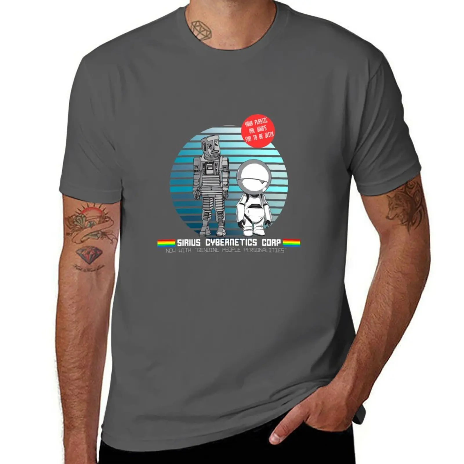 

Sirius Cybernetics Corporation : Inspired by The Hitchhikers Guide To The Galaxy T-Shirt t shirts for man graphic funny T-Shirt