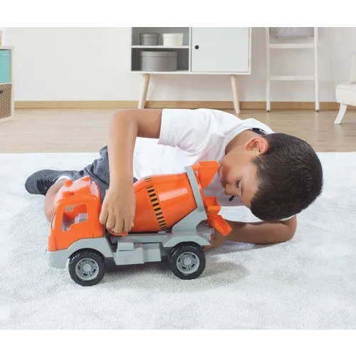 Camión mezclador de hormigón con caja completa de 42 cm, Tutorial útil y elegante, modelo educativo multifuncional 2022