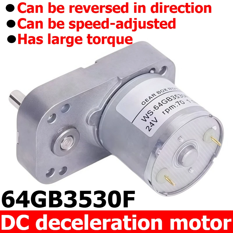 7-shaped DC Speed-regulating Motor, Capable of Reversing, with Large Torque and Low-speed Operation.