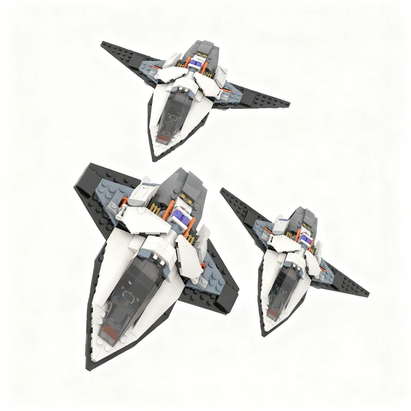 218pcs MOC Space Interstellar Spaceship Escape Pod Model Building Blocks Toys Construction Christmas Gifts Birthday Idea DIY