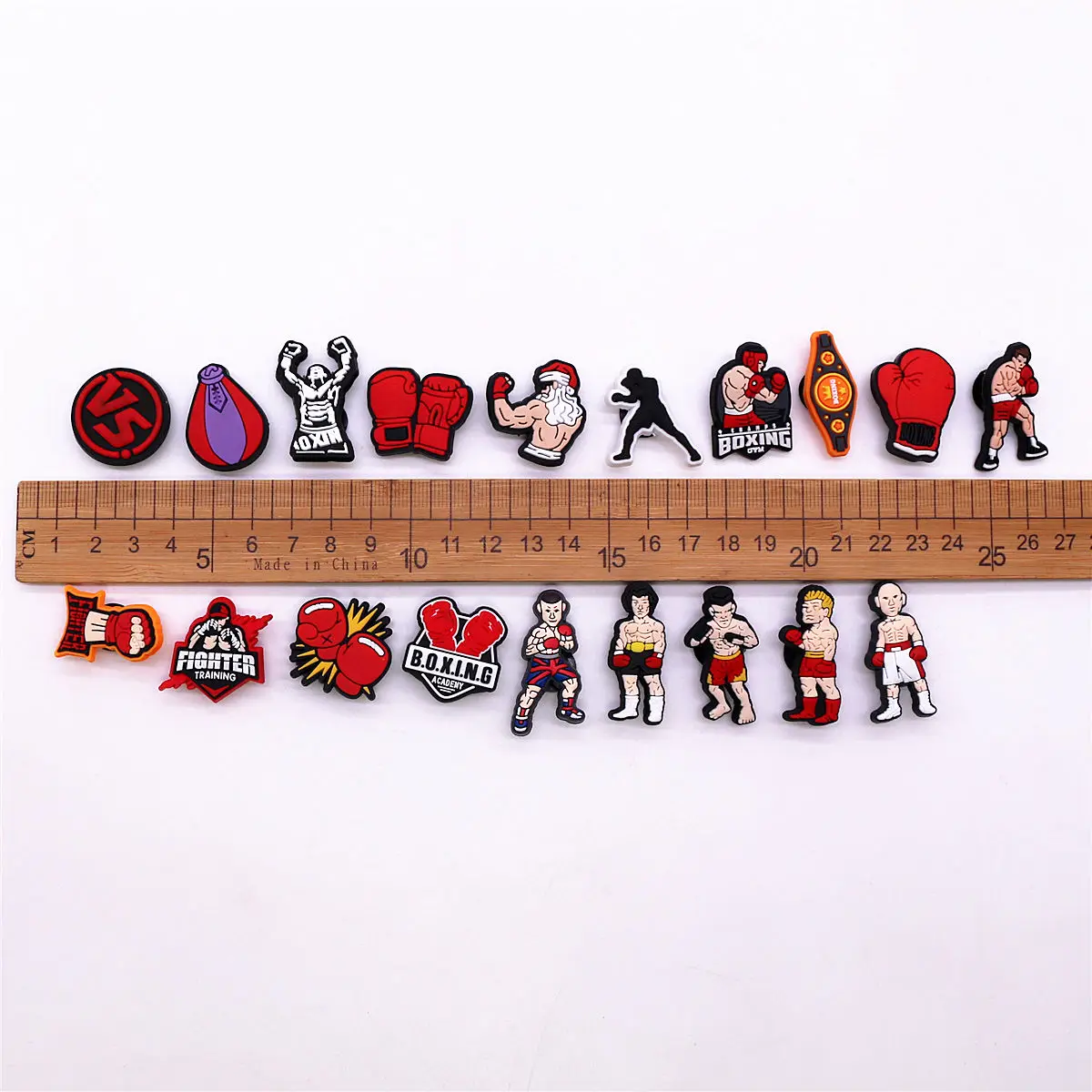 1 Stuks Boksstijl Schoen Bedels Ontwerp Decoratie Bokshandschoenen Past Voor Tuin Sandaal Accessoires Kids X-Mas Party Geschenken