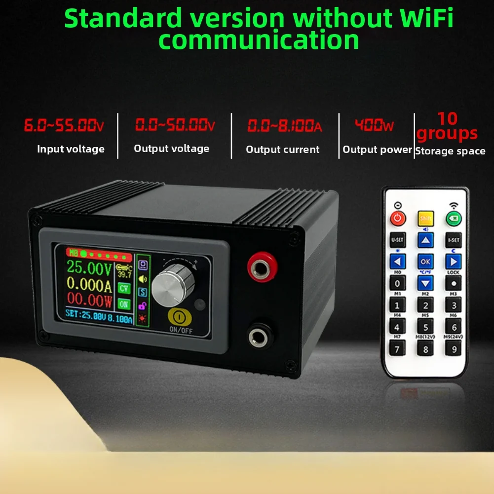 400W Programmable DC Power Supply 0-50V 0-8.1A Digital Controller with Overvoltage Overcurrent Overpower Protection